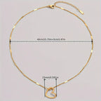 Open Heart Necklace