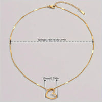 Open Heart Necklace