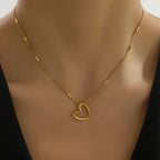 Open Heart Necklace