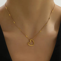 Open Heart Necklace