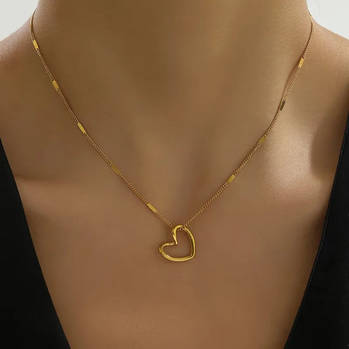 Open Heart Necklace