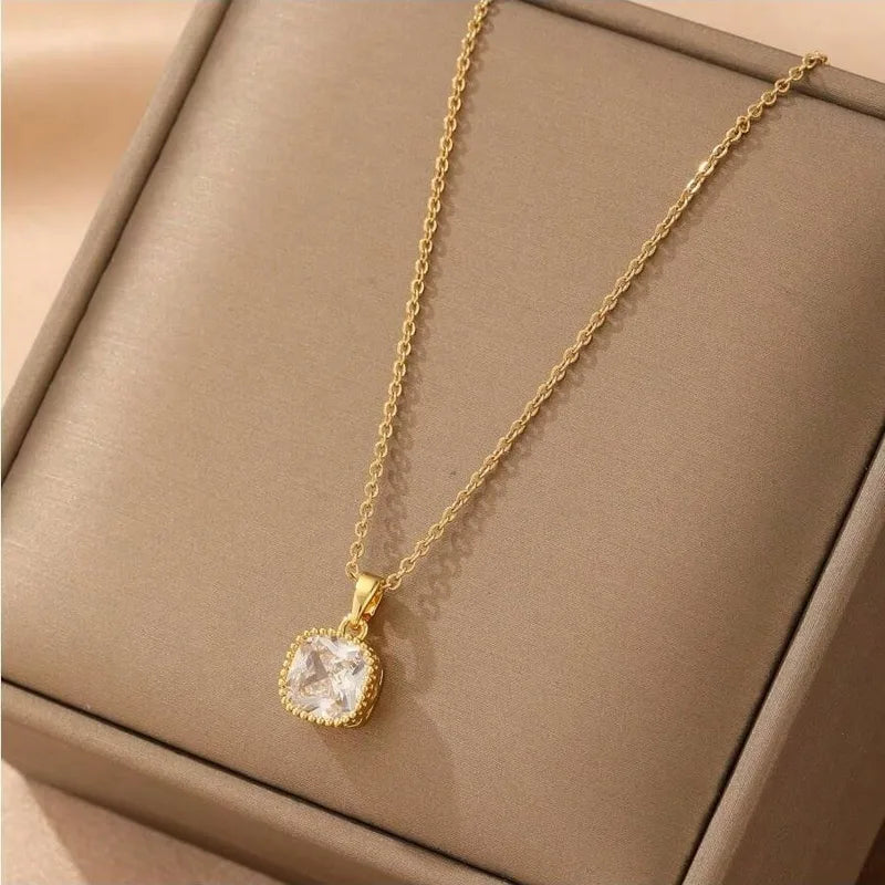 Radiant Stone Necklace