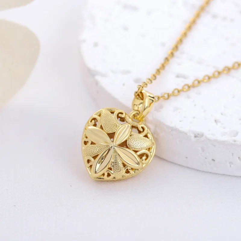 Pure Heart Rosary Necklace