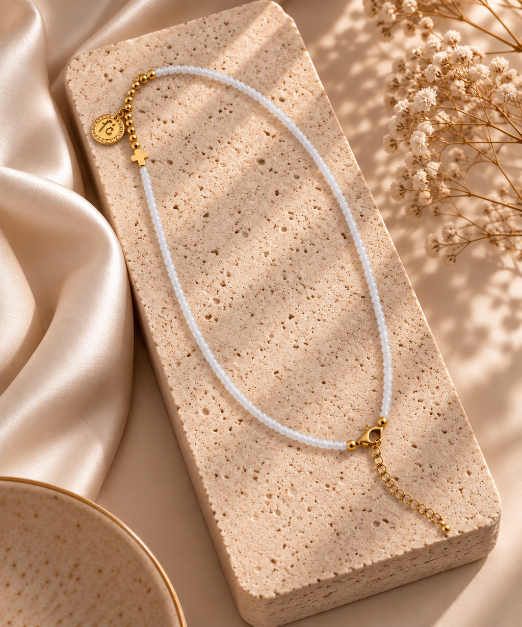 Pearl Beaded Necklace